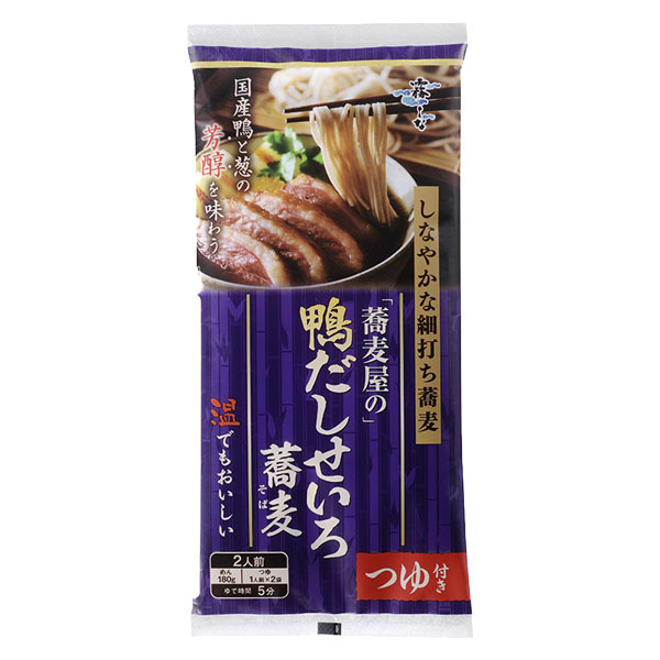 はくばく 蕎麦屋の鴨だしせいろ蕎麦 250g×10袋入×(2ケース)