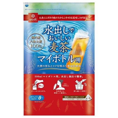 はくばく 水出しでおいしい麦茶 マイボトル用 300g(10g×30袋)×6袋入
