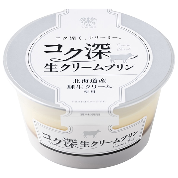 トーラク コク深 生クリームプリン 85g×6個入×(2ケース) チルド 冷蔵品