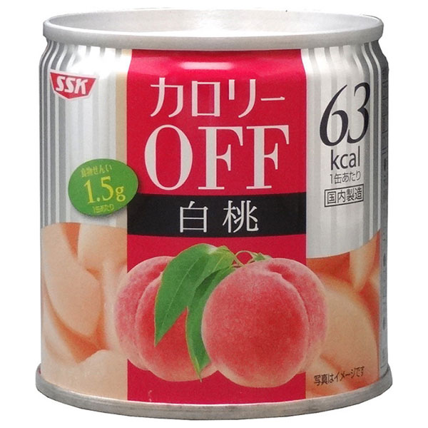SSK カロリ-OFF 白桃 185g×24個入