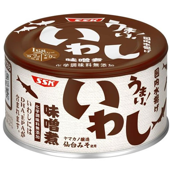 SSK うまい!いわし 味噌煮 150g缶×24個入