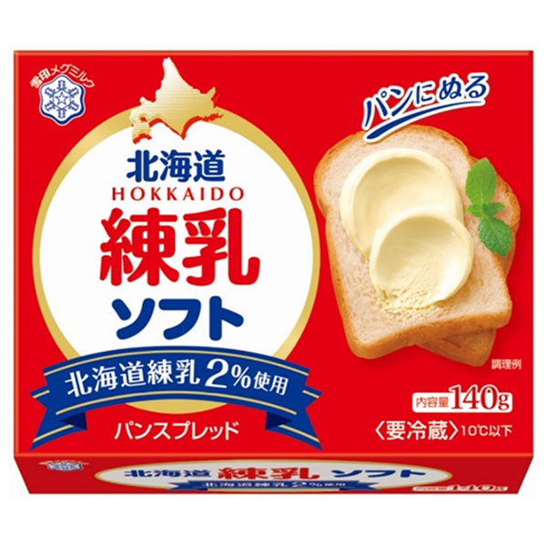 雪印メグミルク 北海道練乳 ソフト 140g×12個入×(2ケース) チルド 冷蔵品