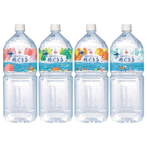 井村屋 めぐるる 2000mlペットボトル×6本入×(2ケース)