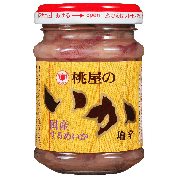 桃屋 いか塩辛 110g瓶×6個入
