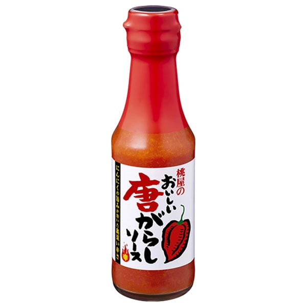 桃屋 おいしい唐がらしソース 150g瓶×12個入