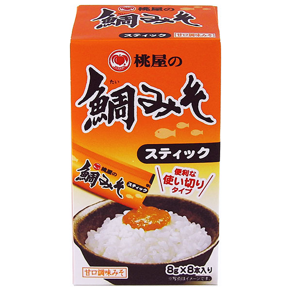 桃屋 桃屋の鯛みそ スティック 64g(8g×8P)×6個入