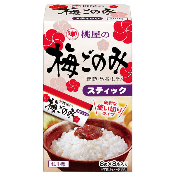 桃屋 梅ごのみ スティック 64g(8g×8P)×6個入×(2ケース)