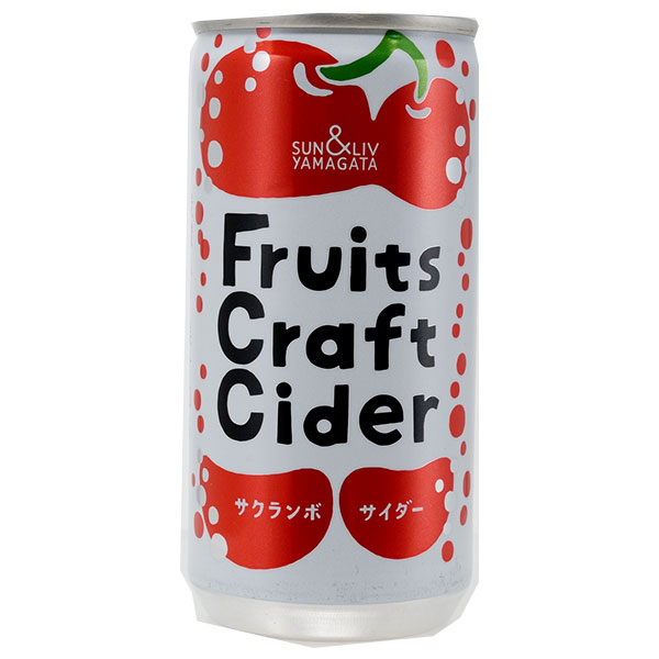 山形食品 FruitsCraftCider サクランボ 200ml缶×30本入