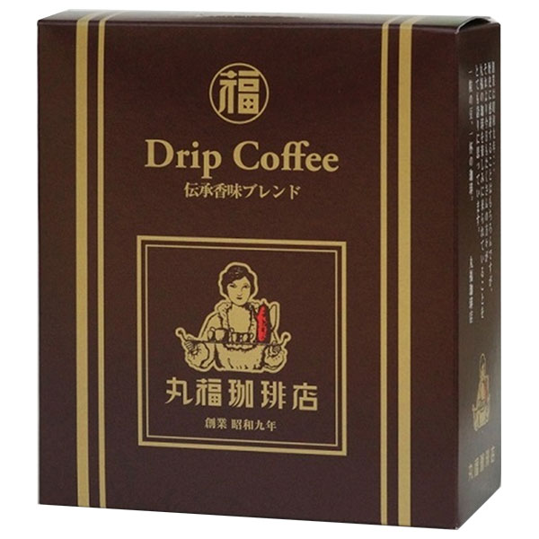 丸福珈琲店 ドリップコーヒー 伝承香味ブレンド 50g(10g×5P)×12袋入×(2ケース)