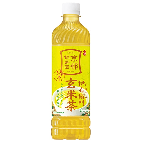 サントリー 伊右衛門(いえもん) 玄米茶【手売り用】 600mlペットボトル×24本入×(2ケース)