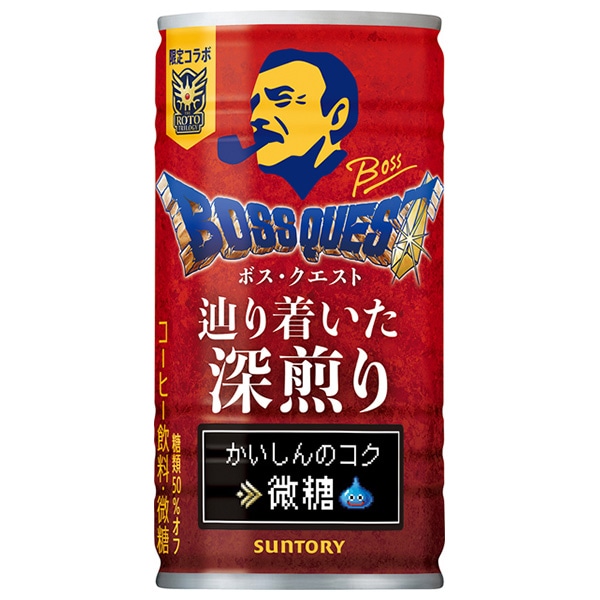 サントリー BOSS(ボス) 辿り着いた深煎り 185g缶×30本入×(2ケース)