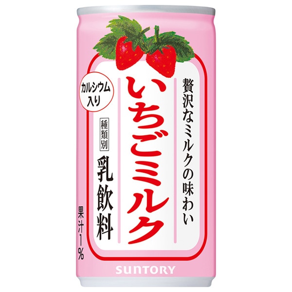 サントリー いちごミルク 190g缶×30本入