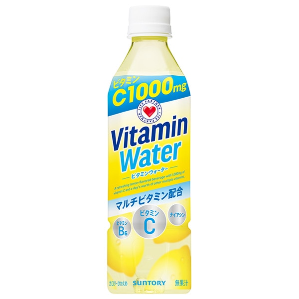 サントリー Vitamin Water(ビタミンウォーター)【手売り用】 500mlペットボトル×24本入