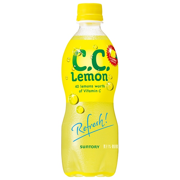 サントリー C.C.レモン【手売り用】 500mlペットボトル×24本入