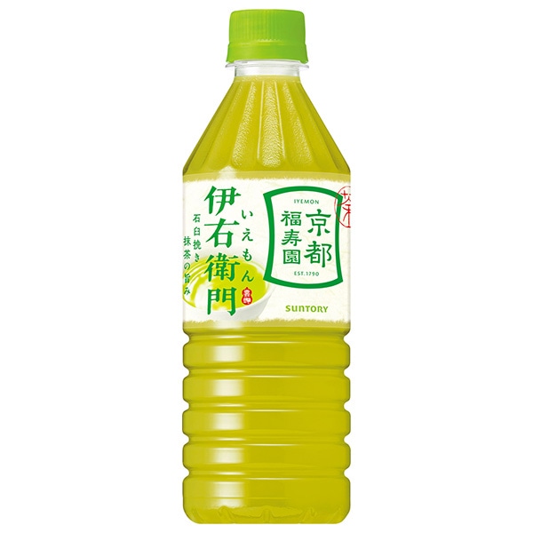 サントリー 緑茶 伊右衛門(いえもん)【自動販売機用】 500mlペットボトル×24本入