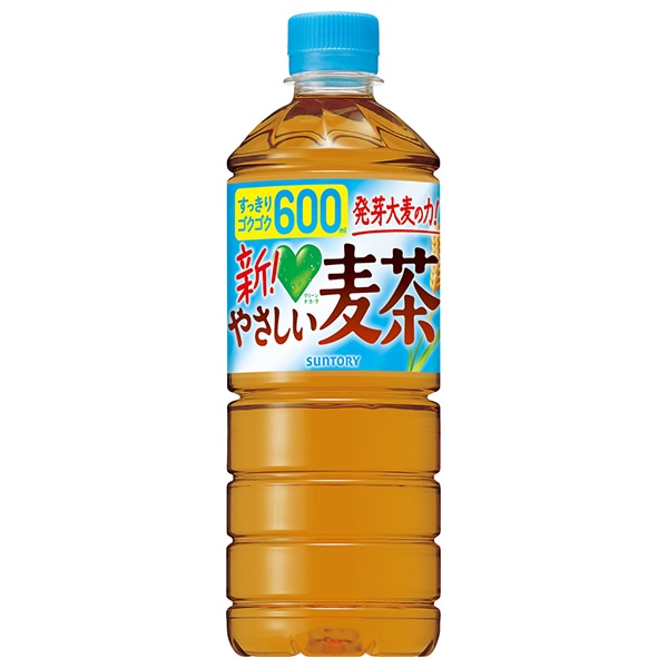 サントリー GREEN DA・KA・RA(グリーン ダカラ) やさしい麦茶【自動販売機用】 600mlペットボトル×24本入×(2ケース)
