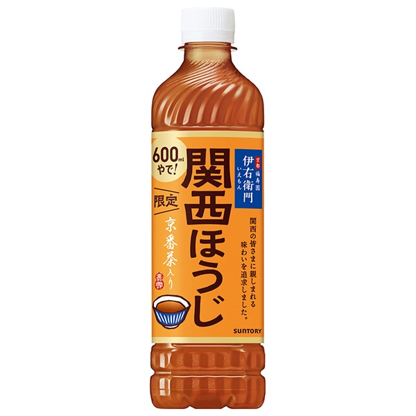 サントリー 伊右衛門(いえもん) 関西ほうじ (地域限定) 【手売り用】 600mlペットボトル×24本入×(2ケース)