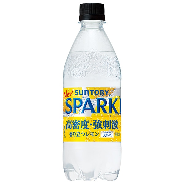 サントリー 天然水スパークリングレモン【自動販売機用】 490mlペットボトル×24本入