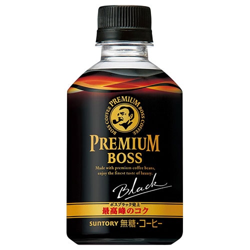 サントリー プレミアムボス ブラック【自動販売機用】 285mlペットボトル×24本入×(2ケース)