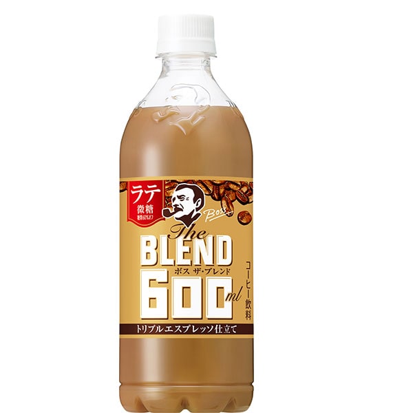 サントリー ボス The BLEND(ザ・ブレンド) ラテ微糖 600mlペットボトル×24本入×(2ケース)