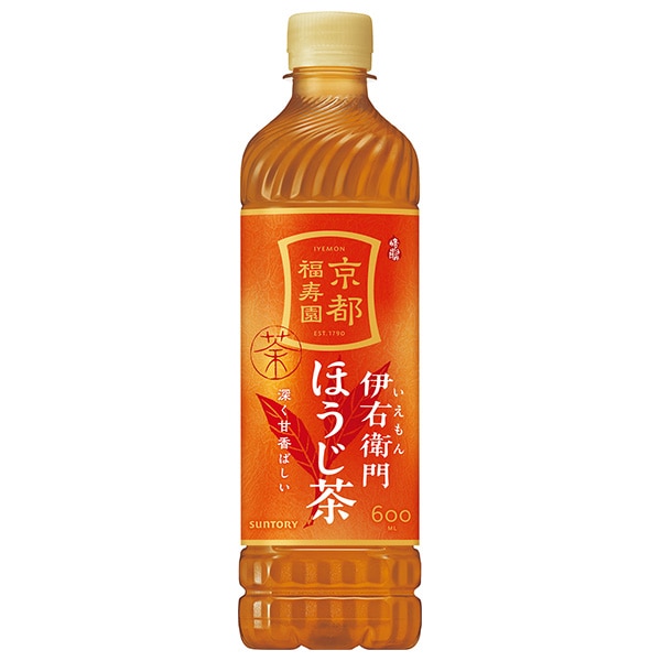 サントリー 伊右衛門(いえもん) ほうじ茶【手売り用】 600mlペットボトル×24本入