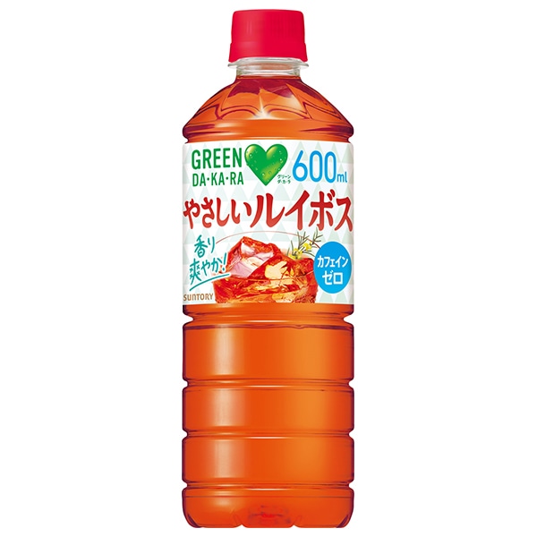 サントリー GREEN DA・KA・RA(グリーン ダカラ) やさしいルイボス 600mlペットボトル×24本入×(2ケース)