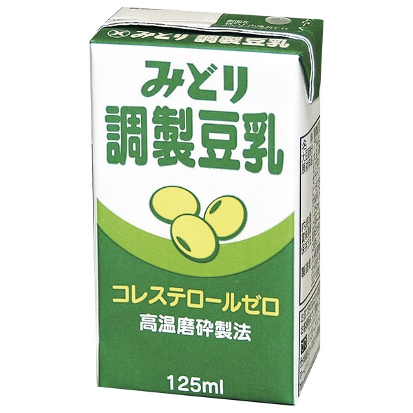 九州乳業 みどり 調製豆乳 125ml紙パック×12本入