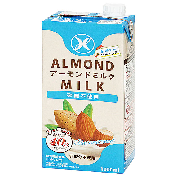 九州乳業 アーモンドミルク 砂糖不使用 1000ml紙パック×6本入