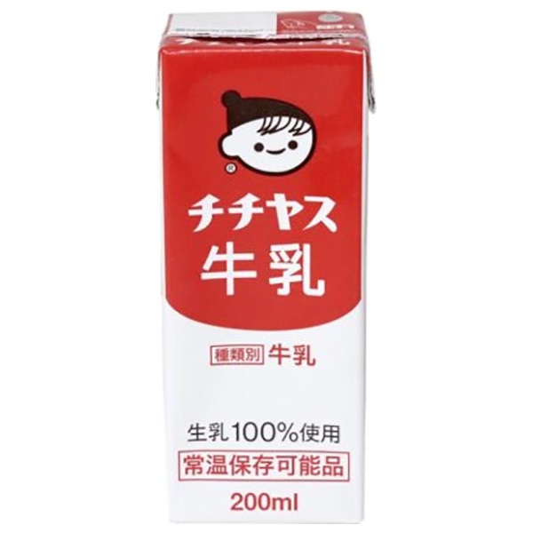 チチヤス チチヤス牛乳 200ml紙パック×24本入