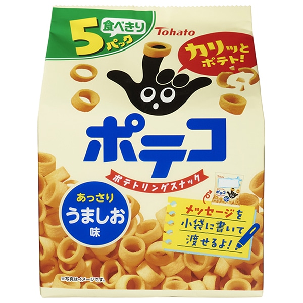 東ハト ポテコ うましお味 5P 110g×12袋入 メーカー 問屋直送