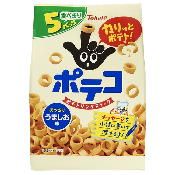 東ハト ポテコ うましお味 5P 110g×12袋入