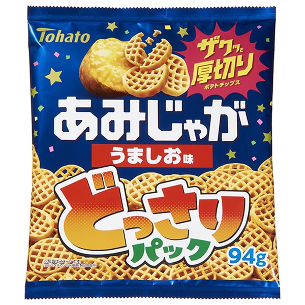 東ハト あみじゃが うましお味 どっさりパック 94g×10袋入 メーカー 問屋直送