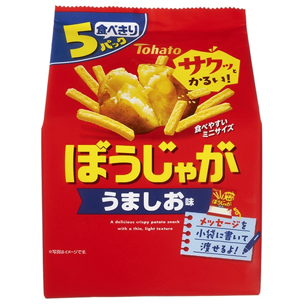 東ハト ぼうじゃが うましお 5P 75g×12袋入 メーカー 問屋直送
