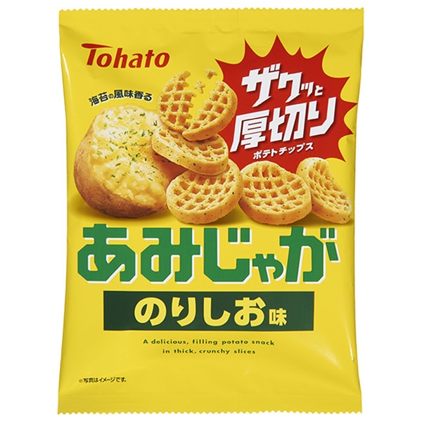 東ハト あみじゃが のりしお味 55g×12袋入 メーカー 問屋直送