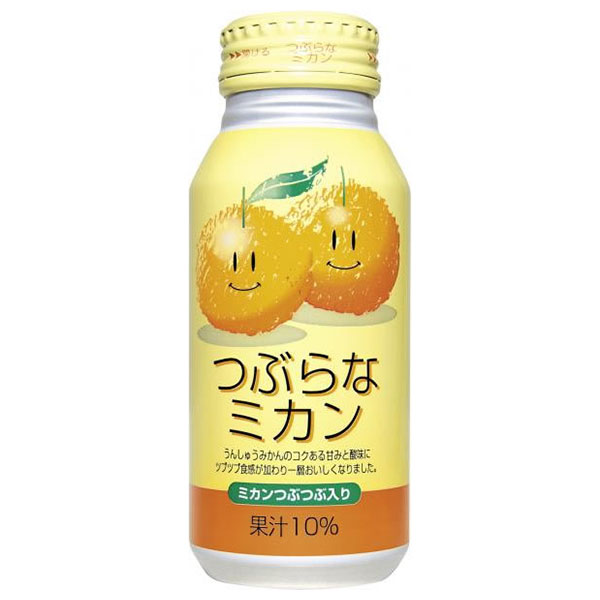 JAフーズ大分 つぶらなミカン 190gボトル缶×30本入