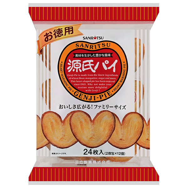 三立製菓 お徳用 源氏パイ 24枚(2×12)×12袋入 メーカー 問屋直送