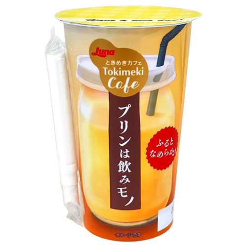 日本ルナ ときめきカフェ プリンは飲みモノ 180g×12本入×(2ケース)