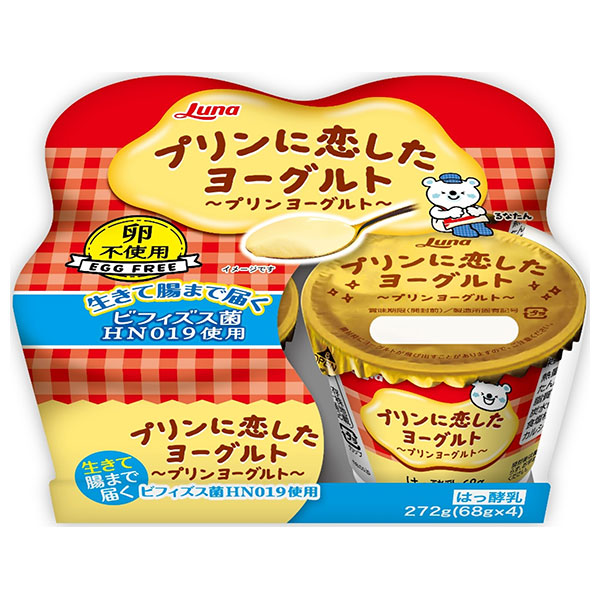 日本ルナ プリンに恋したヨーグルト (68g×4)×6個入 チルド 冷蔵品