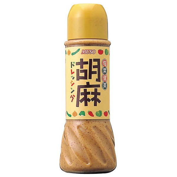 ムソー 旬菜健美 胡麻ドレッシング 390ml×12本入×(2ケース)