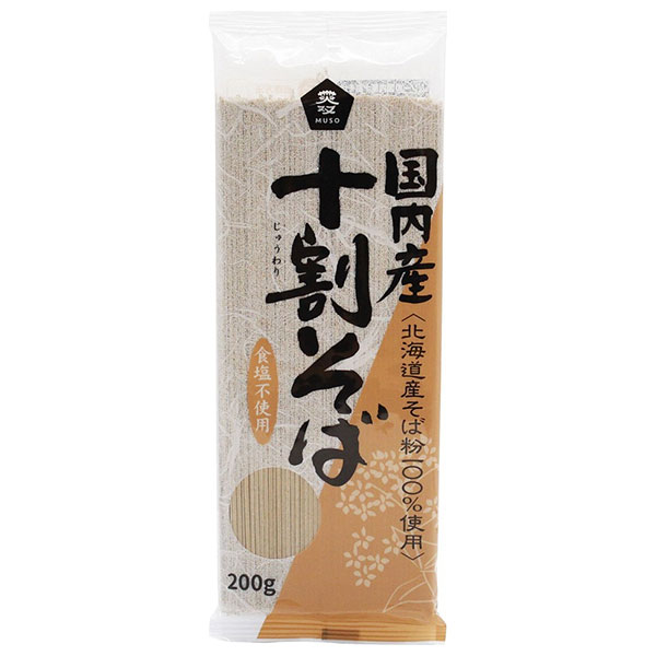 ムソー 国内産 十割そば 200g×20袋入