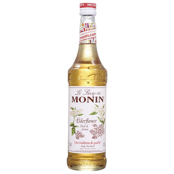 日仏貿易 モナン エルダーフラワー・シロップ 700ml瓶×6本入×(2ケース)