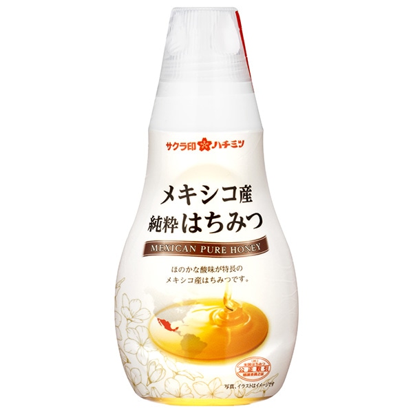 加藤美蜂園 サクラ印 メキシコ産純粋はちみつ 145g×12本入