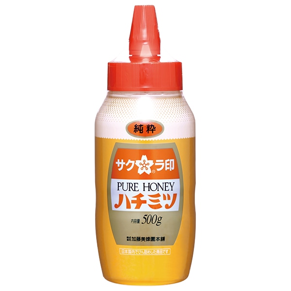 加藤美蜂園 サクラ印 純粋ハチミツ 500g×12本入