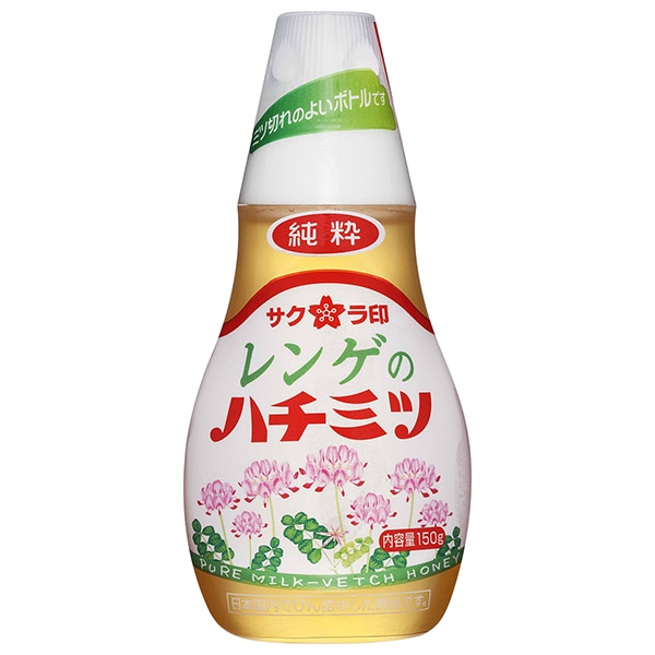 加藤美蜂園 サクラ印 純粋レンゲハチミツ 150g×15本入×(2ケース)