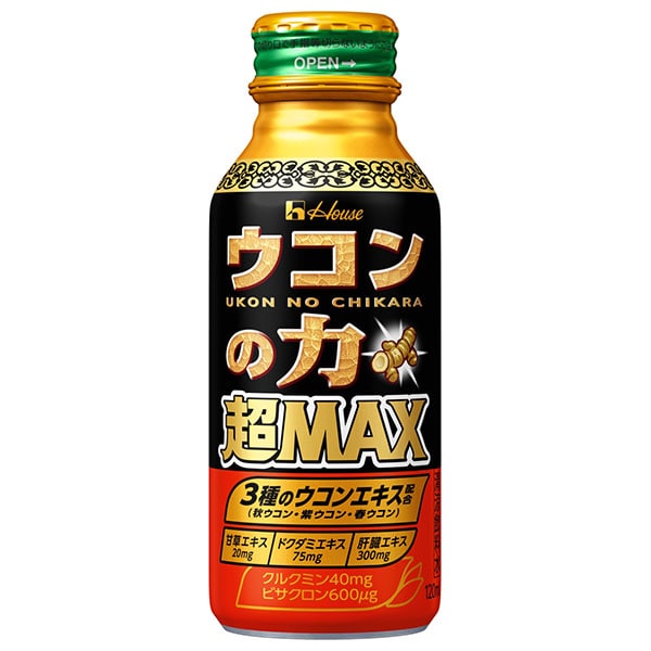 ハウスウェルネス ウコンの力 超MAX 120mlボトル缶×30本入
