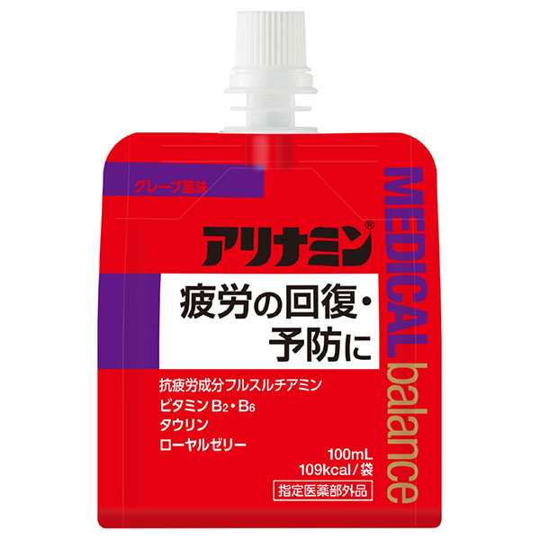 アリナミン製薬 アリナミン メディカルバランス グレープ風味 100mlパウチ×36本入