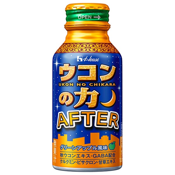ハウスウェルネスフーズ ウコンの力 AFTER 100mlボトル缶×30本入