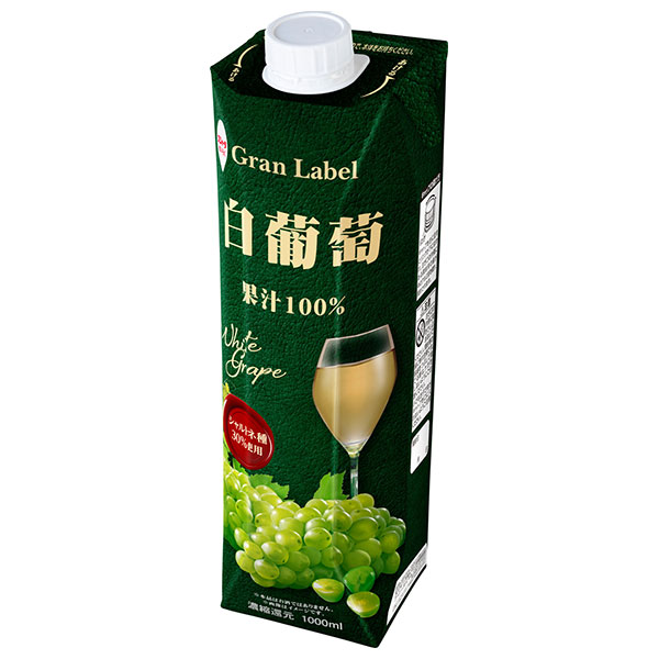 スジャータ 白葡萄 1000ml紙パック×6本入