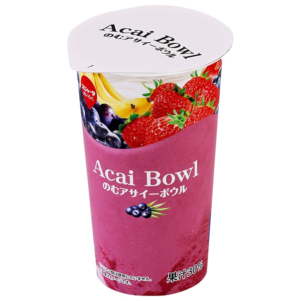 スジャータ のむアサイーボウル 200g×12本入×(2ケース) チルド 冷蔵品