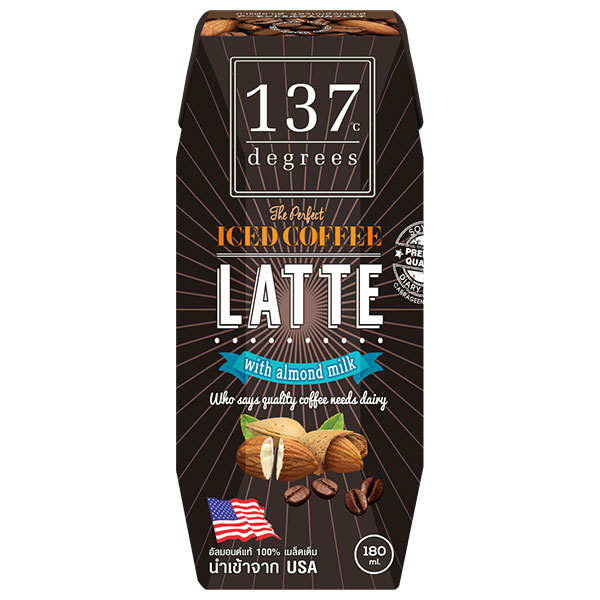 HARUNA(ハルナ) 137ディグリーズ アーモンドミルク ラテ 180ml紙パック×36本入×(2ケース)